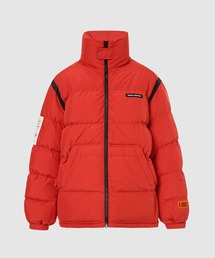 【新品定価32万】HERON PRESTON GORETEX　ロングジャケットM HERON PRESTON（ヘロンプレストン）の「LABEL NYLON PUFFER（ダウン