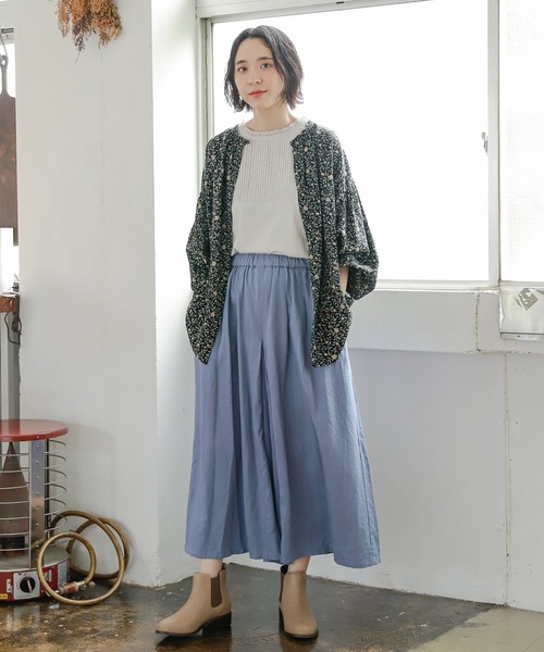 studio CLIP(スタディオクリップ)の「サラサラ快適タックスカーチョ(その他パンツ・レディース・サックスブルー/ピンク/その他1/その他2・MEDIUM/LARGE)」の13枚目の写真