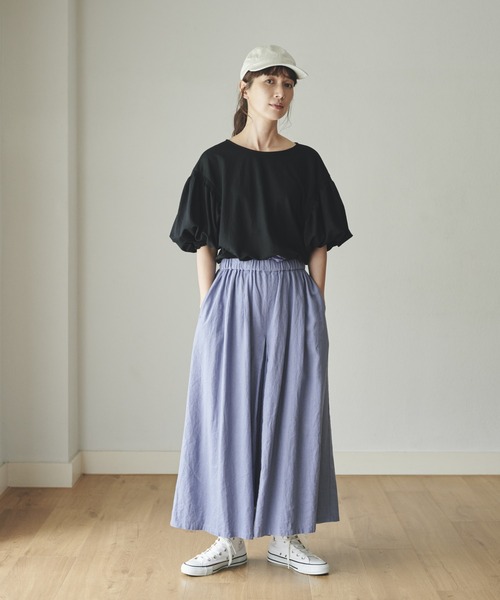 studio CLIP(スタディオクリップ)の「サラサラ快適タックスカーチョ(その他パンツ・レディース・サックスブルー/ピンク/その他1/その他2・MEDIUM/LARGE)」の20枚目の写真