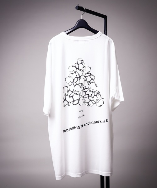 AFYF(エーエフワイエフ)の「AFYF MESH TRPRINT SS TEE3/ビッグシルエット オーバーサイズ メッシュTR グラフィックTシャツ(Tシャツ/カットソー・メンズ・ブラック系その他/ブラック系その他2/ブラック系その他3/ホワイト系その他6/ブラック系その他6/ホワイト系その他7/ホワイト系その他/ホワイト系その他5/ブラック系その他5/ブラック系その他7/ホワイト系その他2/ホワイト系その他3/その他/その他1/ホワイト系その他4/ブラック系その他4/その他3/その他2/その他4/その他5・FREE)」の1枚目の写真