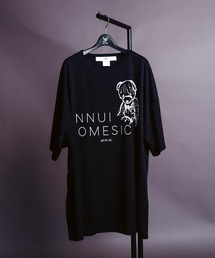 AFYF MESH TRPRINT SS TEE3/ビッグシルエット オーバーサイズ メッシュTR グラフィックTシャツ
