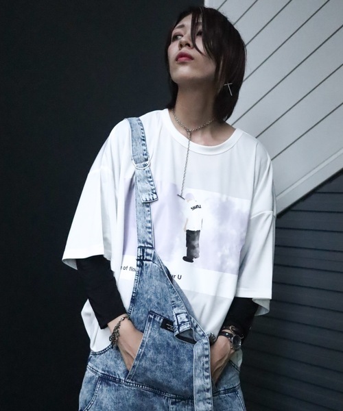 AFYF(エーエフワイエフ)の「AFYF MESH TRPRINT SS TEE3/ビッグシルエット オーバーサイズ メッシュTR グラフィックTシャツ(Tシャツ/カットソー・メンズ・ブラック系その他/ブラック系その他2/ブラック系その他3/ホワイト系その他6/ブラック系その他6/ホワイト系その他7/ホワイト系その他/ホワイト系その他5/ブラック系その他5/ブラック系その他7/ホワイト系その他2/ホワイト系その他3/その他/その他1/ホワイト系その他4/ブラック系その他4/その他3/その他2/その他4/その他5・FREE)」の2枚目の写真