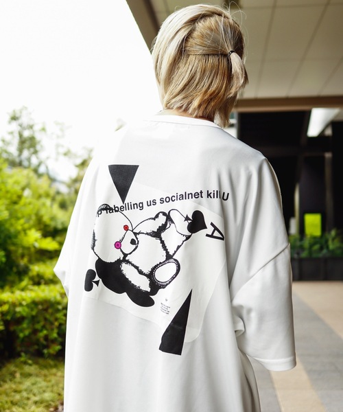 AFYF(エーエフワイエフ)の「AFYF MESH TRPRINT SS TEE3/ビッグシルエット オーバーサイズ メッシュTR グラフィックTシャツ(Tシャツ/カットソー・メンズ・ブラック系その他/ブラック系その他2/ブラック系その他3/ホワイト系その他6/ブラック系その他6/ホワイト系その他7/ホワイト系その他/ホワイト系その他5/ブラック系その他5/ブラック系その他7/ホワイト系その他2/ホワイト系その他3/その他/その他1/ホワイト系その他4/ブラック系その他4/その他3/その他2/その他4/その他5・FREE)」の3枚目の写真