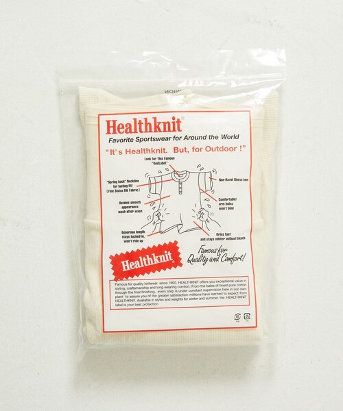 FREAK'S STORE（フリークスストア）の「Healthknit × FREAK'S STORE/フリークスストア 別注Vネックパフスリーブトップス（Tシャツ/カットソー・レディース・グリーン/ブラック/オフホワイト・ﾌﾘ-）」の16枚目の写真