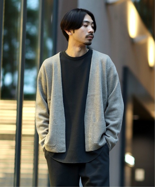 JOURNAL STANDARD（ジャーナルスタンダード）の「【WEB限定】【ロンT+パンツ+巾着袋の3点セット】T/Cワッフル ホームウェア セットアップ（Tシャツ/カットソー・メンズ・グレー/ブラック/キャメル・LARGE/SMALL/MEDIUM）」の9枚目の写真