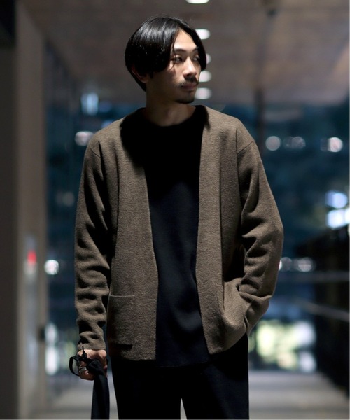 JOURNAL STANDARD（ジャーナルスタンダード）の「【WEB限定】【ロンT+パンツ+巾着袋の3点セット】T/Cワッフル ホームウェア セットアップ（Tシャツ/カットソー・メンズ・グレー/ブラック/キャメル・LARGE/SMALL/MEDIUM）」の11枚目の写真