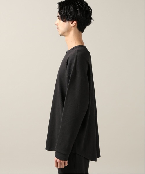 JOURNAL STANDARD（ジャーナルスタンダード）の「【WEB限定】【ロンT+パンツ+巾着袋の3点セット】T/Cワッフル ホームウェア セットアップ（Tシャツ/カットソー・メンズ・グレー/ブラック/キャメル・LARGE/SMALL/MEDIUM）」の15枚目の写真