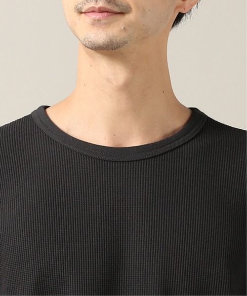 JOURNAL STANDARD（ジャーナルスタンダード）の「【WEB限定】【ロンT+パンツ+巾着袋の3点セット】T/Cワッフル ホームウェア セットアップ（Tシャツ/カットソー・メンズ・グレー/ブラック/キャメル・LARGE/SMALL/MEDIUM）」の17枚目の写真