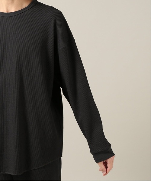 JOURNAL STANDARD（ジャーナルスタンダード）の「【WEB限定】【ロンT+パンツ+巾着袋の3点セット】T/Cワッフル ホームウェア セットアップ（Tシャツ/カットソー・メンズ・グレー/ブラック/キャメル・LARGE/SMALL/MEDIUM）」の19枚目の写真