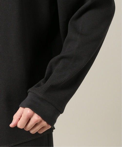 JOURNAL STANDARD（ジャーナルスタンダード）の「【WEB限定】【ロンT+パンツ+巾着袋の3点セット】T/Cワッフル ホームウェア セットアップ（Tシャツ/カットソー・メンズ・グレー/ブラック/キャメル・LARGE/SMALL/MEDIUM）」の20枚目の写真