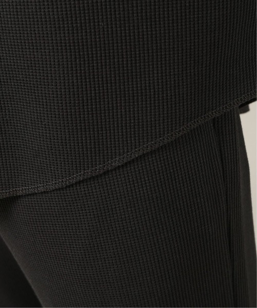 JOURNAL STANDARD（ジャーナルスタンダード）の「【WEB限定】【ロンT+パンツ+巾着袋の3点セット】T/Cワッフル ホームウェア セットアップ（Tシャツ/カットソー・メンズ・グレー/ブラック/キャメル・LARGE/SMALL/MEDIUM）」の22枚目の写真