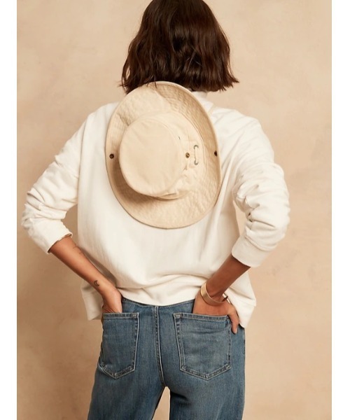 Banana Republic（バナナリパブリック）の「ロゴ スウェットシャツ（スウェット・レディース・アイボリー・S/M/L/XS）」の4枚目の写真