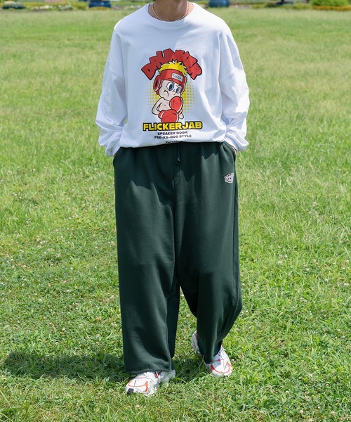 Perushu(ペルーシュ)の「【1周年記念アイテム】レトロプリントPerushuロンT(Tシャツ/カットソー・メンズ・ホワイト/ブラック系その他/ブラック/ホワイト系その他/ネイビー・LARGE/MEDIUM)」の13枚目の写真