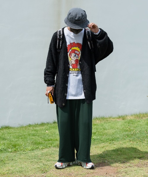 Perushu(ペルーシュ)の「【1周年記念アイテム】レトロプリントPerushuロンT(Tシャツ/カットソー・メンズ・ホワイト/ブラック系その他/ブラック/ホワイト系その他/ネイビー・LARGE/MEDIUM)」の15枚目の写真