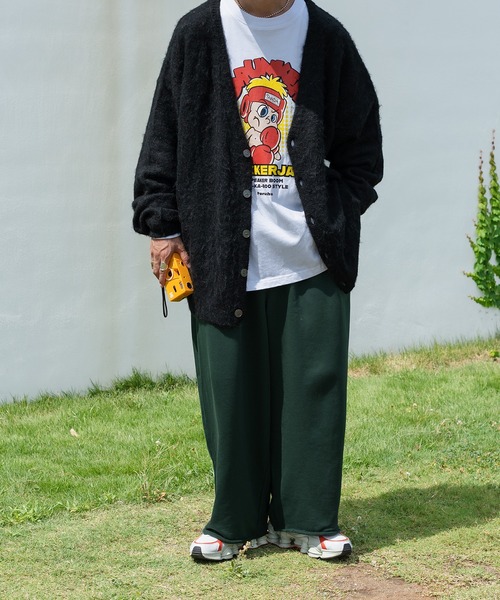 Perushu(ペルーシュ)の「【1周年記念アイテム】レトロプリントPerushuロンT(Tシャツ/カットソー・メンズ・ホワイト/ブラック系その他/ブラック/ホワイト系その他/ネイビー・LARGE/MEDIUM)」の18枚目の写真