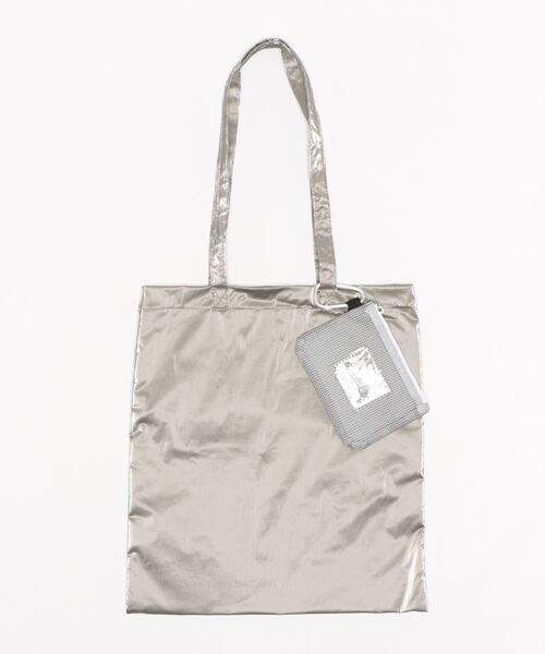EDT（イーディーティー）の「【EDT/イーディーティー】PACKABLE_TOTEBAG_EMOA（トートバッグ・レディース・ホワイト/グレー/ブラック・FREE）」の3枚目の写真