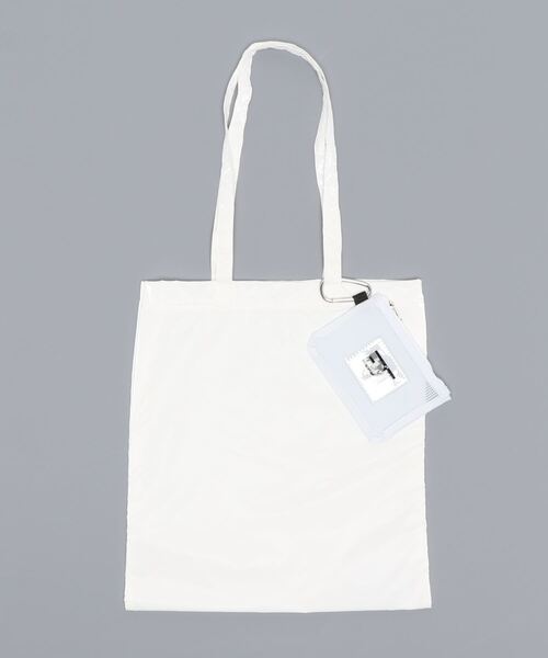EDT（イーディーティー）の「【EDT/イーディーティー】PACKABLE_TOTEBAG_EMOA（トートバッグ・レディース・ホワイト/グレー/ブラック・FREE）」の2枚目の写真