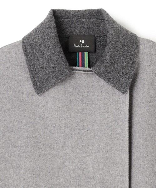 Paul Smith(ポールスミス)の「ウールリバー コート(ピーコート・レディース・ライトグレー系/ネイビー系・40/44L/42L)」の10枚目の写真