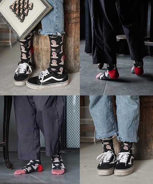 絵絵絵（エエエ）の「レディース おかしな名画クルーソックス靴下（ソックス/靴下・レディース・A/B/C/D/E・FREE）」の14枚目の写真