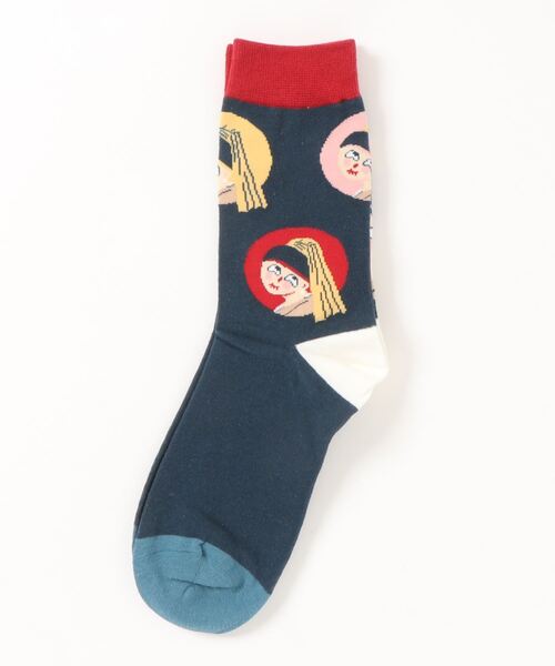 絵絵絵（エエエ）の「レディース おかしな名画クルーソックス靴下（ソックス/靴下・レディース・A/B/C/D/E・FREE）」の6枚目の写真