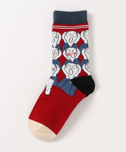 絵絵絵（エエエ）の「レディース おかしな名画クルーソックス靴下（ソックス/靴下・レディース・A/B/C/D/E・FREE）」の10枚目の写真