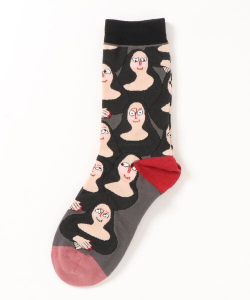 絵絵絵（エエエ）の「レディース おかしな名画クルーソックス靴下（ソックス/靴下・レディース・A/B/C/D/E・FREE）」の8枚目の写真