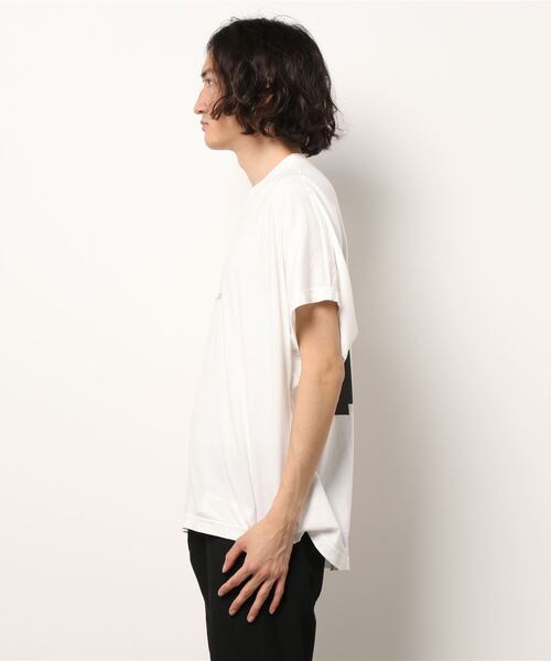 NILoS（ニルズ）の「NILoS/ニルズ/グラフィックプリントTシャツ/CutSewn ForMale/740CPM2（Tシャツ/カットソー・メンズ・ホワイト/ブラック/グリーン・1/2）」の12枚目の写真