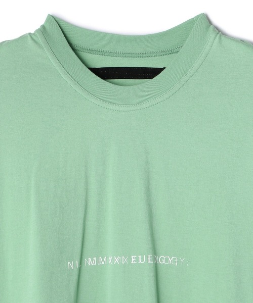 NILoS（ニルズ）の「NILoS/ニルズ/グラフィックプリントTシャツ/CutSewn ForMale/740CPM2（Tシャツ/カットソー・メンズ・ホワイト/ブラック/グリーン・1/2）」の7枚目の写真