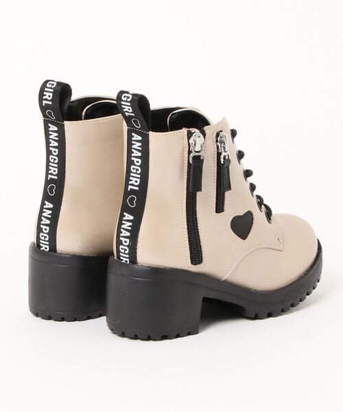 ANAP GｉRL（アナップガール）の「ブーツ 軽量 軽い（ブーツ・キッズ・ブラック/ベージュ・22.0cm/21.0cm/24.0cm/23.0cm/20.0cm）」の3枚目の写真