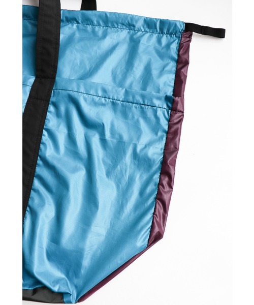 AlexanderLeeChang(アレキサンダーリーチャン)の「AlexanderLeeChang/アレキサンダーリーチャン 5050 POCKETABLE BIG TOTE AC052140(トートバッグ・メンズ・ネイビー/グレー/ブルー・FREE)」の4枚目の写真