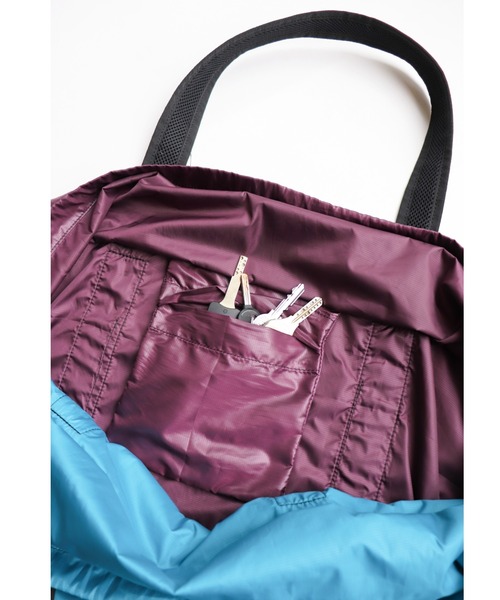 AlexanderLeeChang(アレキサンダーリーチャン)の「AlexanderLeeChang/アレキサンダーリーチャン 5050 POCKETABLE BIG TOTE AC052140(トートバッグ・メンズ・ネイビー/グレー/ブルー・FREE)」の11枚目の写真