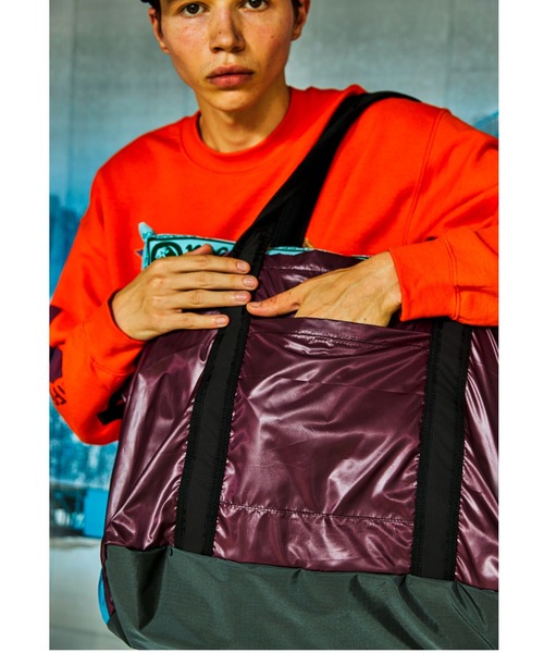 AlexanderLeeChang(アレキサンダーリーチャン)の「AlexanderLeeChang/アレキサンダーリーチャン 5050 POCKETABLE BIG TOTE AC052140(トートバッグ・メンズ・ネイビー/グレー/ブルー・FREE)」の22枚目の写真