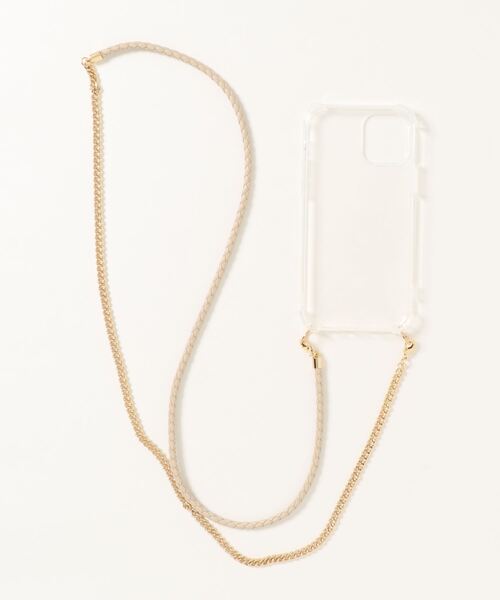 mystic（ミスティック）の「Lara レザーコンビモバイルアクセサリー（その他小物・レディース・ブラック/ベージュ・ONE SIZE）」の3枚目の写真