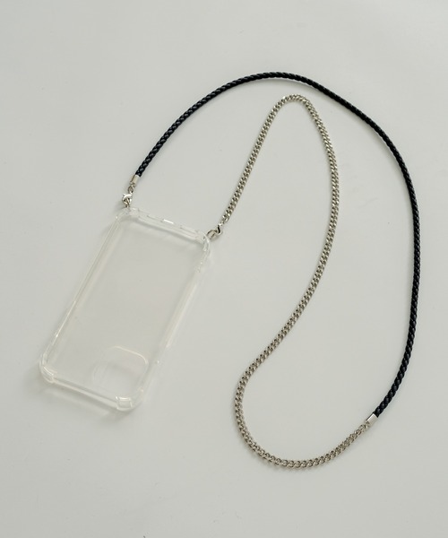 mystic（ミスティック）の「Lara レザーコンビモバイルアクセサリー（その他小物・レディース・ブラック/ベージュ・ONE SIZE）」の6枚目の写真