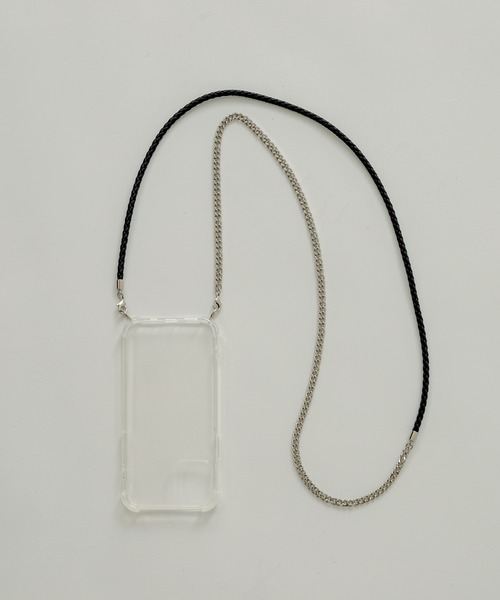 mystic（ミスティック）の「Lara レザーコンビモバイルアクセサリー（その他小物・レディース・ブラック/ベージュ・ONE SIZE）」の7枚目の写真