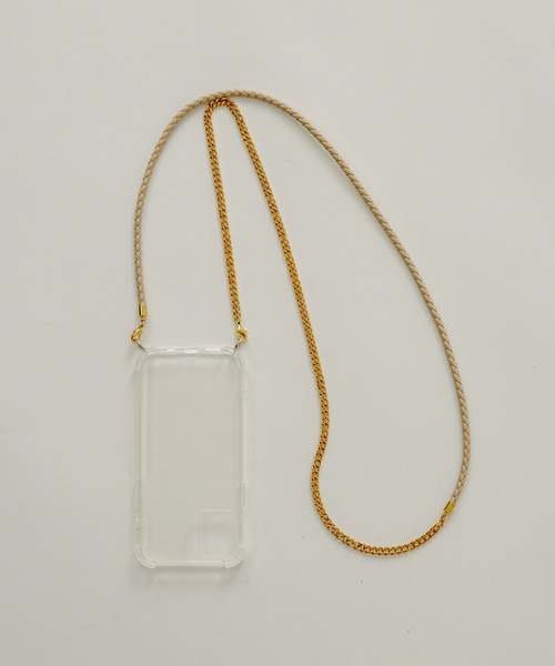 mystic（ミスティック）の「Lara レザーコンビモバイルアクセサリー（その他小物・レディース・ブラック/ベージュ・ONE SIZE）」の11枚目の写真