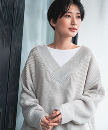 LEPSIM | なめらかタッチVニット　957810(ニット/セーター)