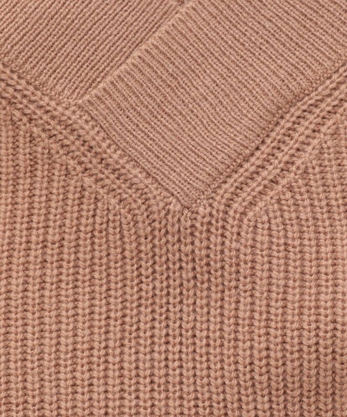 LEPSIM（レプシィム）の「なめらかタッチVニット　957810（ニット/セーター・レディース・グレイッシュベージュ/チャコールグレー/オレンジ・FREE）」の19枚目の写真