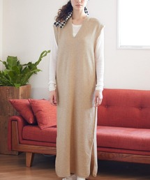 URBAN RESEARCH DOORS | siiwa キャメル混ドロップショルダーワンピース(ワンピース)