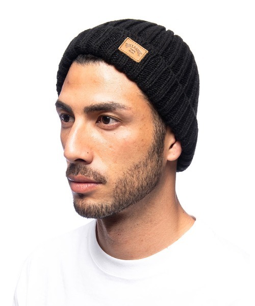 BILLABONG(ビラボン)の「BILLABONG キッズ RIB BEANIE ビーニー 【2021年秋冬モデル】/ビラボンキッズニットキャップ(ニットキャップ/ビーニー・キッズ・ブラック/ネイビー/ブラウン・FREE)」の2枚目の写真
