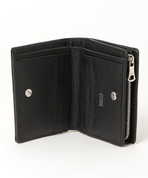 DECADE（ディケイド）の「オイルドカウレザー・ミドルウォレットDECADE(No-01322) Oiled Cow Leather Middle Wollet　ディケイド（財布・メンズ・ブラック・フリー）」の2枚目の写真