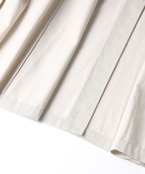 SETTO（セット）の「UMEHARU COAT：オーバーステンカラーコート（ステンカラーコート・レディース・グレー/ライトベージュ・M/L/S）」の7枚目の写真