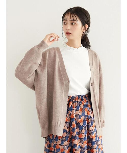 CRAFT STANDARD BOUTIQUE(クラフトスタンダードブティック)の「シャーリングハイネックカットプルオーバー *(Tシャツ/カットソー・レディース・チャコールグレー/ブラック/オフホワイト・FREE)」の9枚目の写真