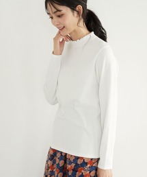 CRAFT STANDARD BOUTIQUE | シャーリングハイネックカットプルオーバー　＊(Tシャツ/カットソー)