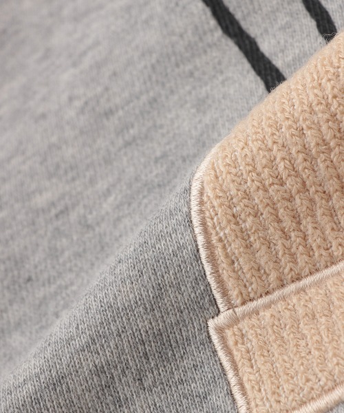 kladskap（クレードスコープ）の「ウサギアップリケトレーナー（スウェット・キッズ・アイボリー/トップグレー・80ｃｍ/90cm/110cm/100cm/120cm）」の9枚目の写真