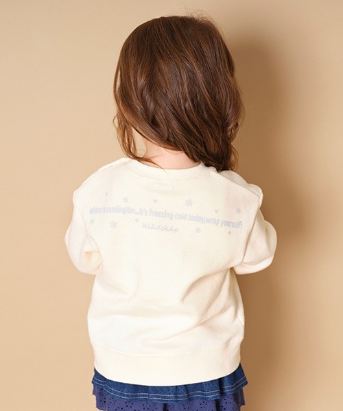 kladskap（クレードスコープ）の「ウサギアップリケトレーナー（スウェット・キッズ・アイボリー/トップグレー・80ｃｍ/90cm/110cm/100cm/120cm）」の14枚目の写真