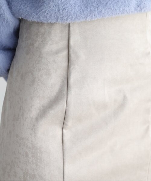 RAY CASSIN(レイカズン)の「光沢スウェードマーメイドスカート(スカート・レディース・グリーン/モカ/キナリ・FREE)」の13枚目の写真