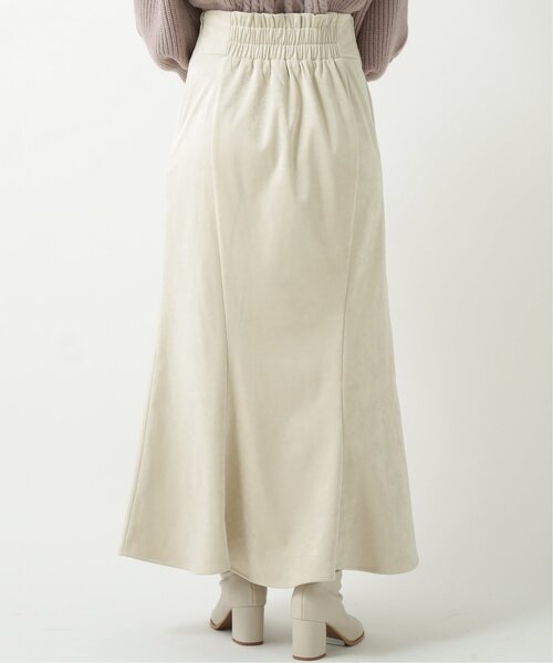 RAY CASSIN(レイカズン)の「光沢スウェードマーメイドスカート(スカート・レディース・グリーン/モカ/キナリ・FREE)」の18枚目の写真