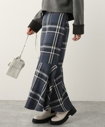 Heather | チェック柄マーメイドスカート3　259632(スカート)