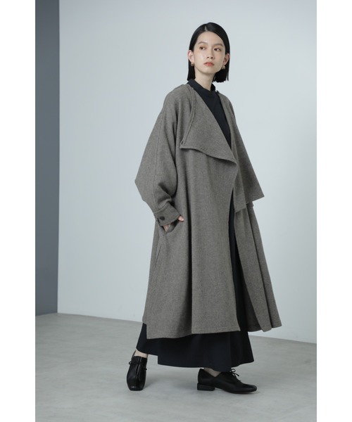 mici（ミチ）の「(mici)ガウンコート（その他アウター・レディース・ブラウン/ベージュ・ONE SIZE）」の14枚目の写真